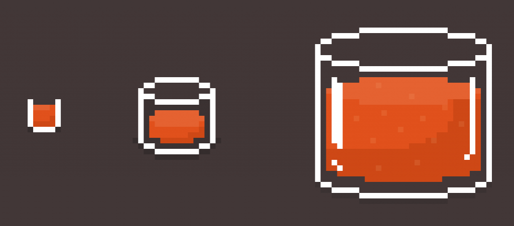 Pixel art contest - Items of varying size