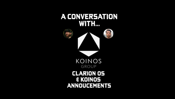 Clarion OS & KOINOS announcements!